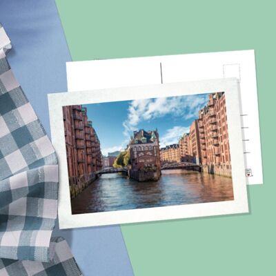 Stadtliebe® | Hamburg postcard "Speicherstadt"