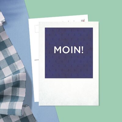 Stadtliebe® | Cartolina di Amburgo "Moin!"