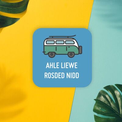 Stadtliebe® | Imán Kassel flexible "Ahle Liewe rosded nidd"