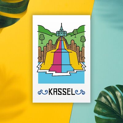 Stadtliebe® | Kassel Magnet Acrylglas veredelt Kaskaden