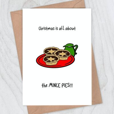 Mince Pies Christmas Card