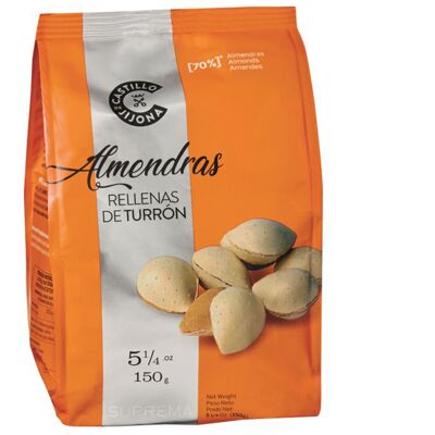 Nougat stuffed almonds