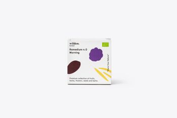 Infusions de plantes bio : Remède N°0 - Matin - Boîte de 10 x sachets de thé emballés individuellement 3
