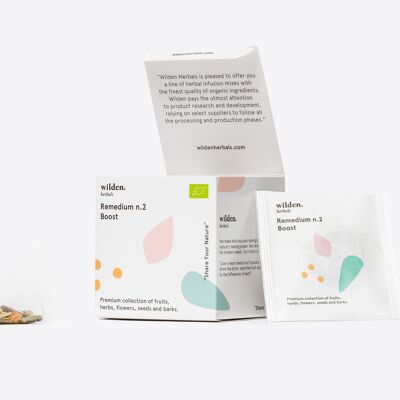 Tisana biologique Remède n.2 · Boost - Confezione da 10 bustine