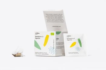 Infusions bio Remède N°3 - Digestif - Boîte de 10 x sachets de thé emballés individuellement 1