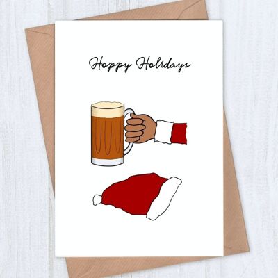 Beer Hoppy Christmas Card