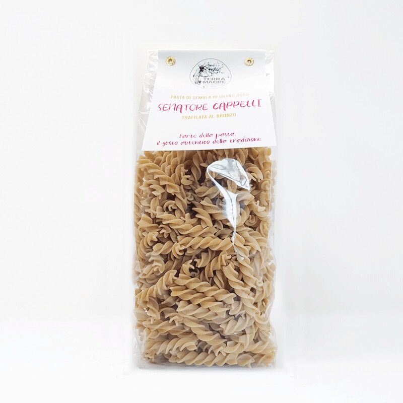Artisanal Fusilli Pasta made from Senatore Cappelli durum wheat