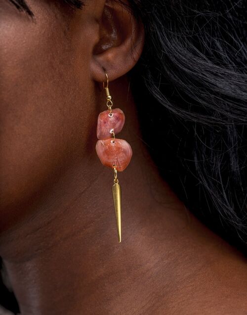 Scama Earrings - Orange