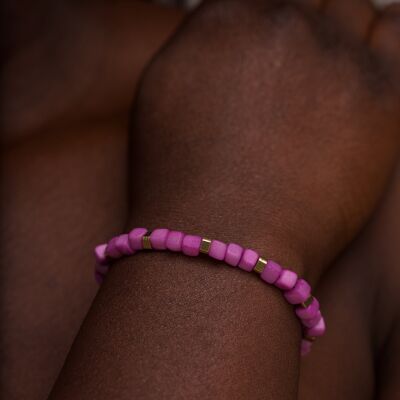 Friendship Tagua Bracelet - Pink