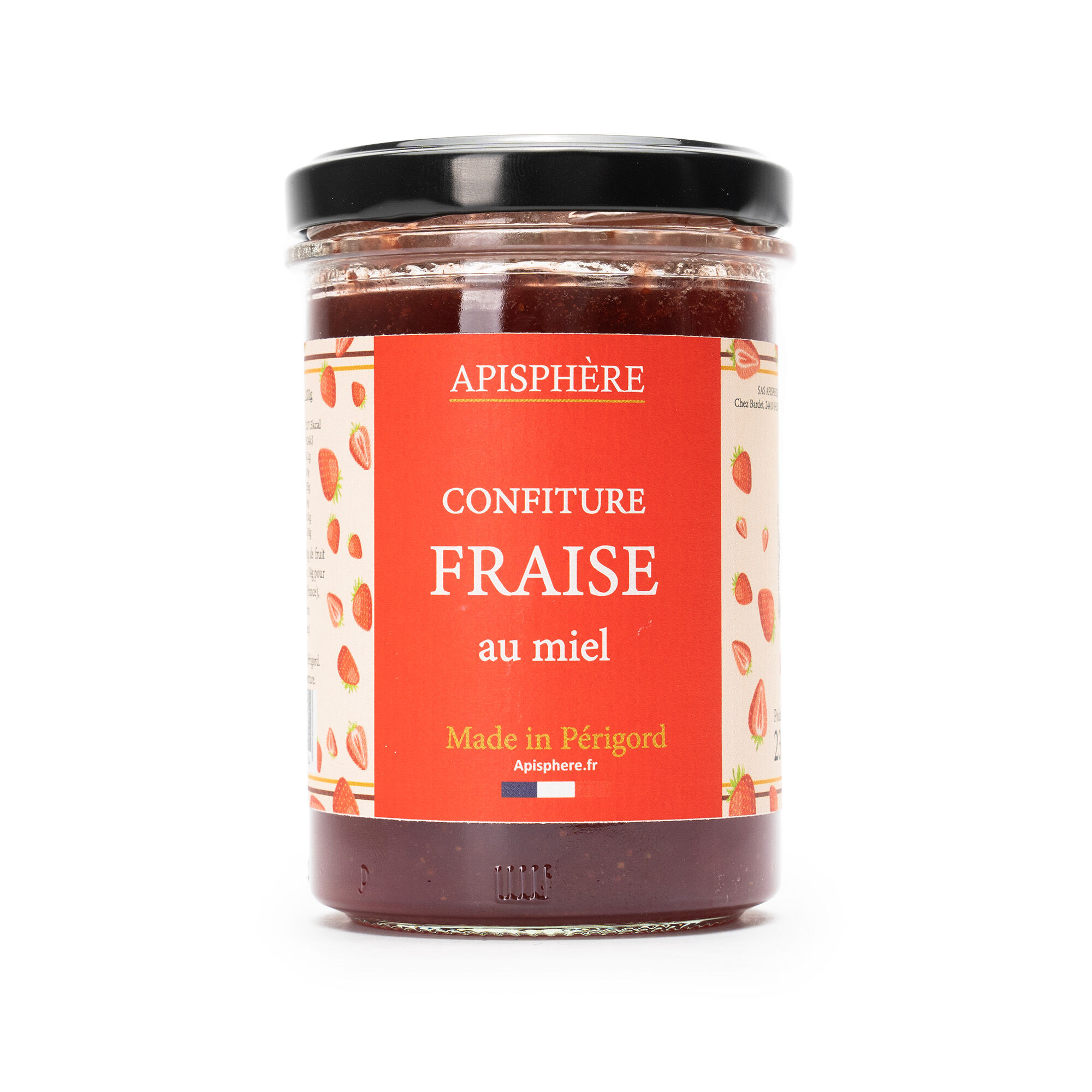 Confiture de fraise au miel,