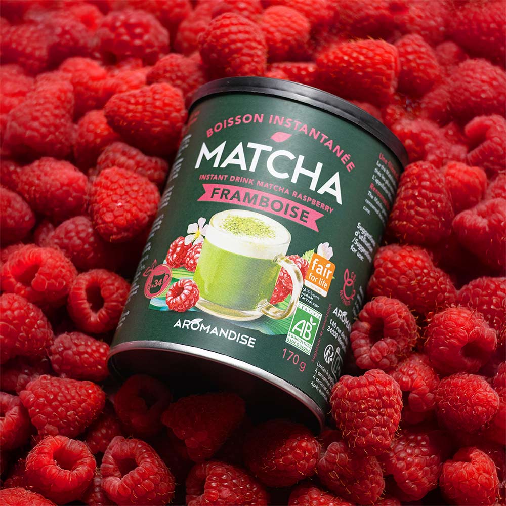 Organic Matcha Raspberry - 170g - Aromandise