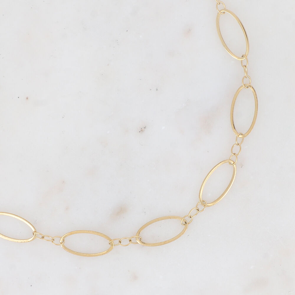Collier - maillons ovales