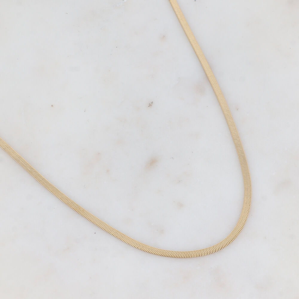 Collier en maille miroir