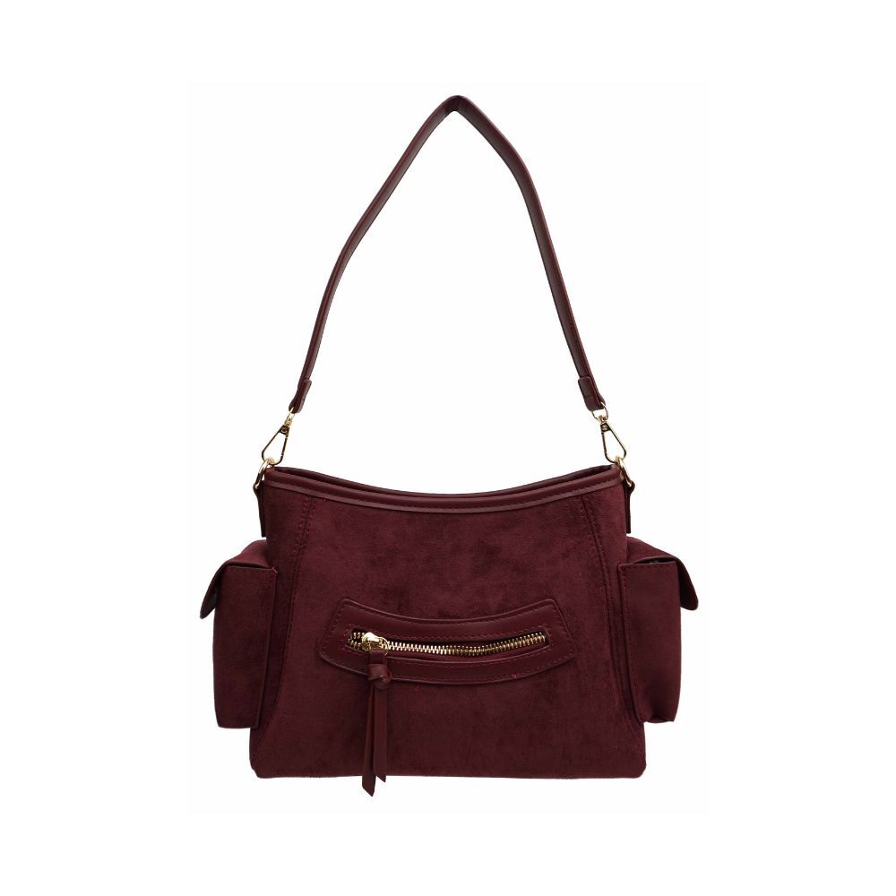 Wildleder-Schultertasche 60509