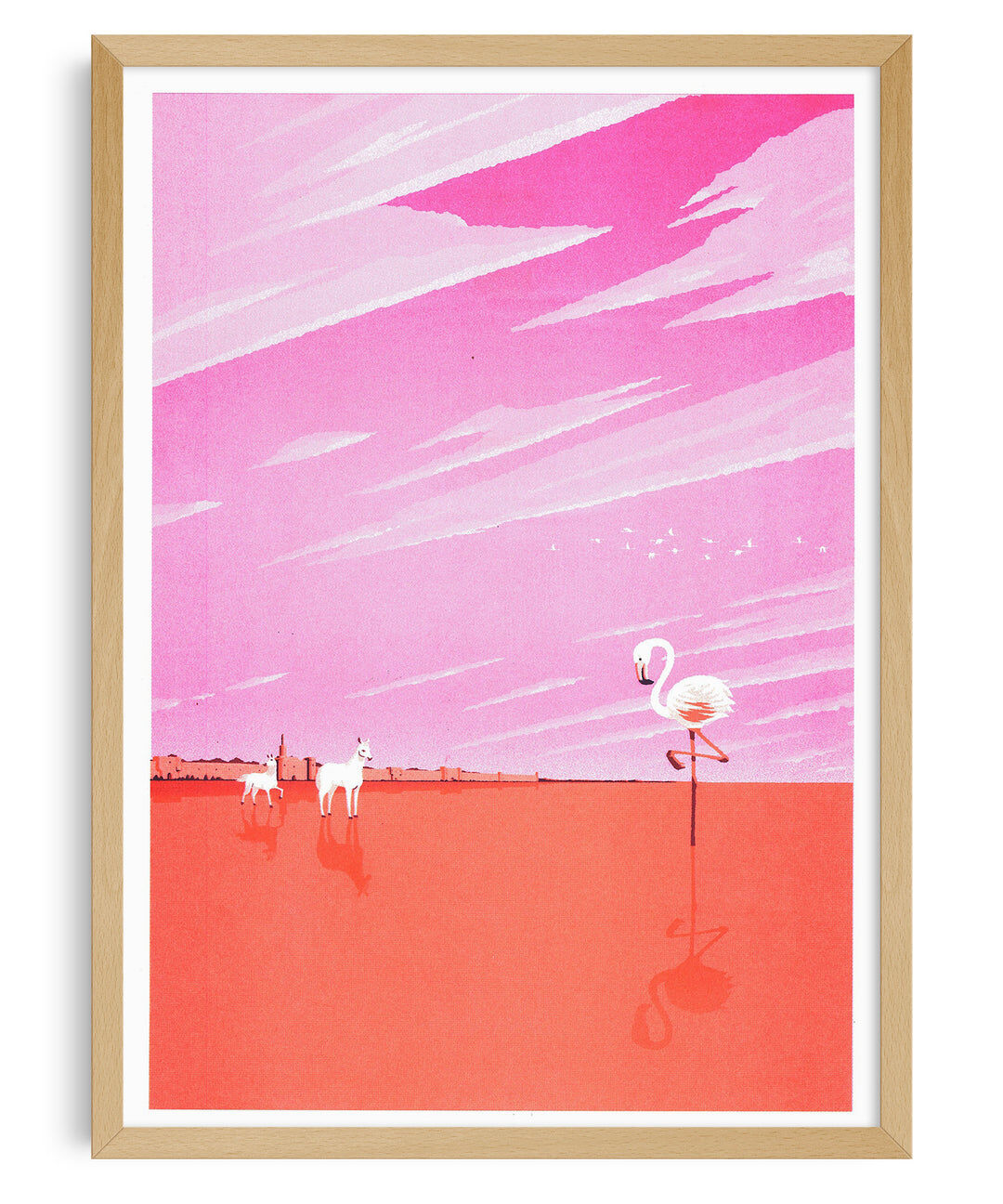 A3 poster - Ito Kenske - Aigues-Mortes in the Camargue