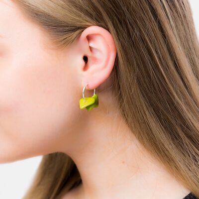 Tapajos Tagua Earring - Green