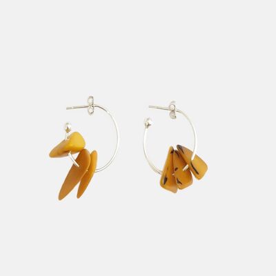 Tapajos Tagua Earring - Yellow