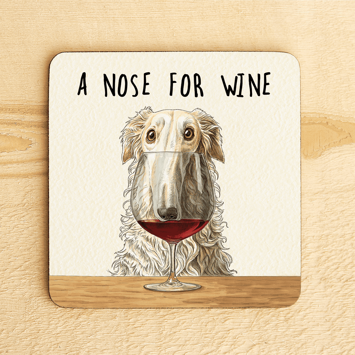 Nose For Wine Coaster