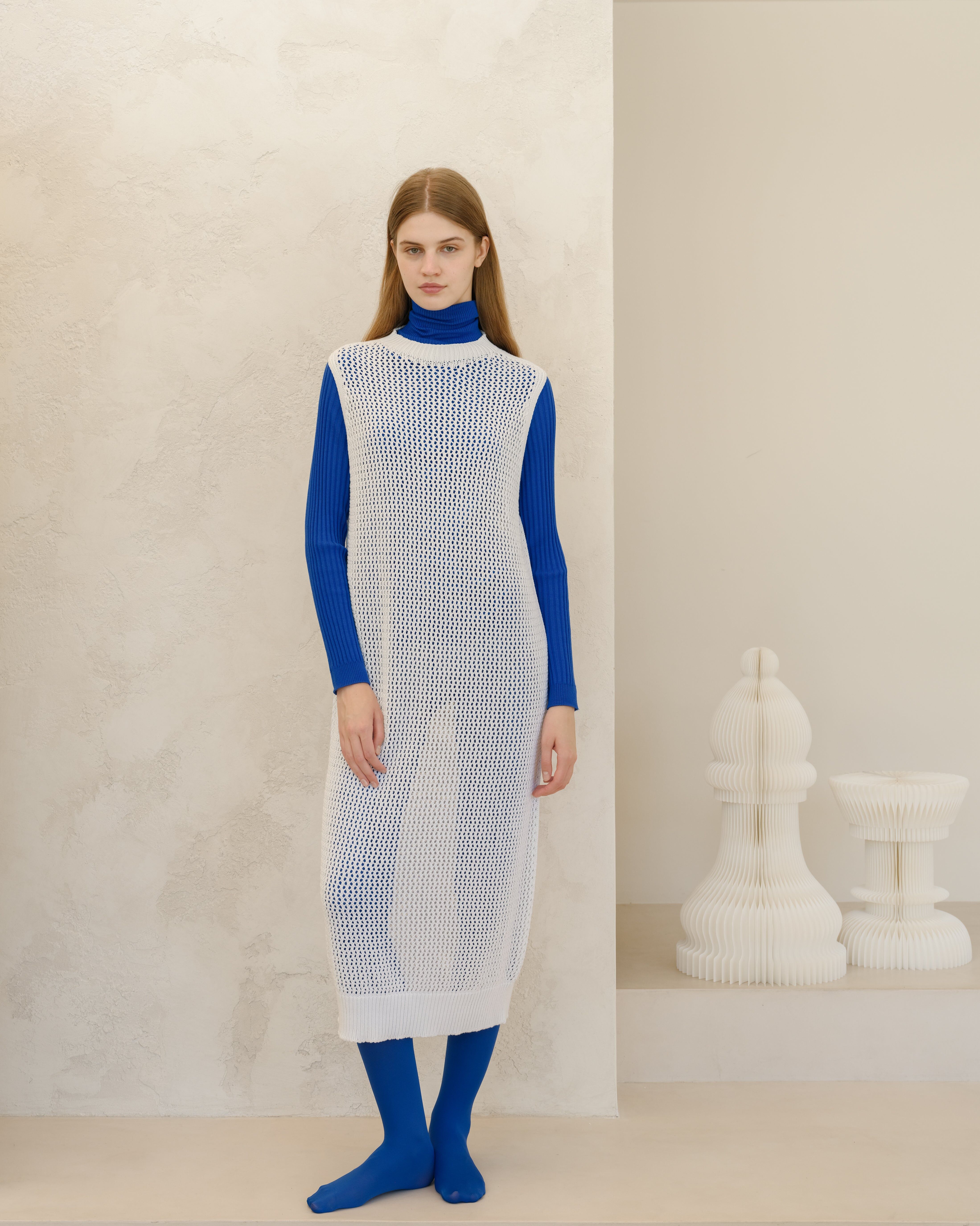 Robe en crochet de coton