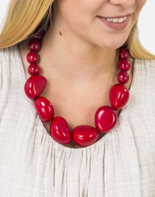 Organico Necklace - Red