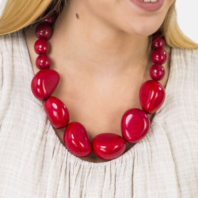 Organico Halskette - Rot