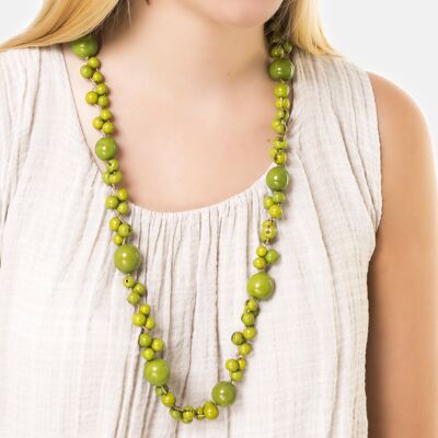 Feliz Necklace Long - Green