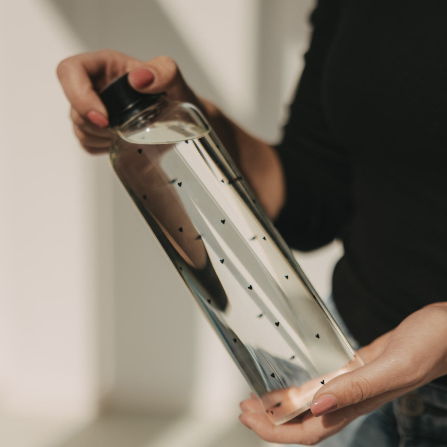 Trinkflasche Herzen 750ml (VE = 6 Stk.)