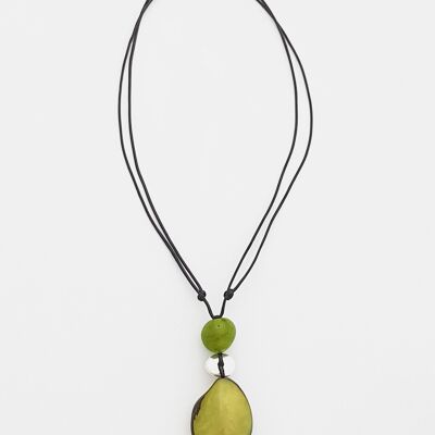 Collier pendentif ajustable - Vert