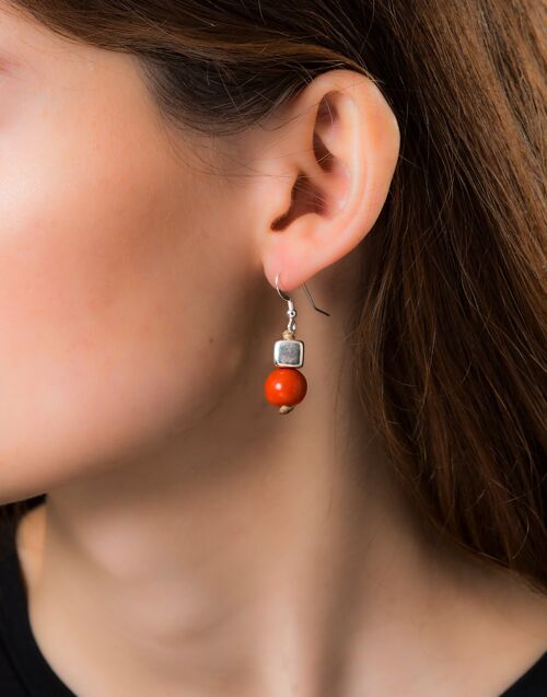 Acai Berry Earrings - Orange