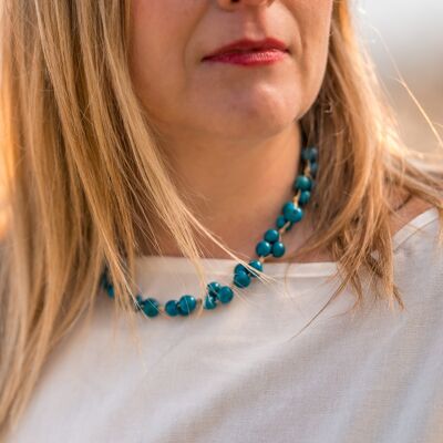 Acai Berry Short Necklace - Turquoise