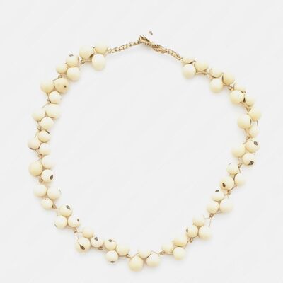 Acai Berry Short Necklace - Ivory