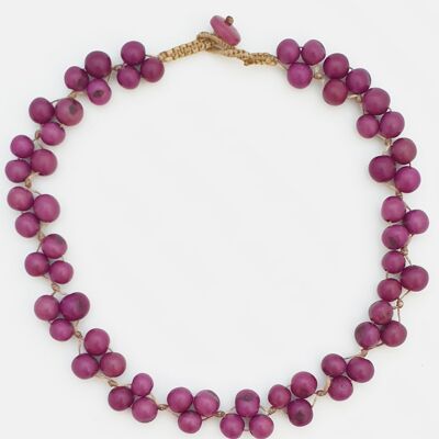 Collana Corta Acai Berry - Viola