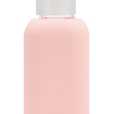 beVIVID biberón vaso - botella cristal 500ml sal rosa