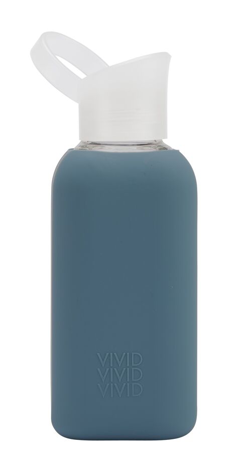 beVIVID Trinkflasche Glas - bottle glass 500ml ocean