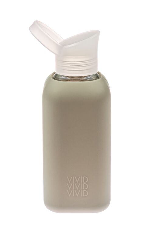 beVIVID Trinkflasche Glas - bottle glass 500ml elm