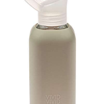 beVIVID drinking bottle glass - bottle glass 500ml elm