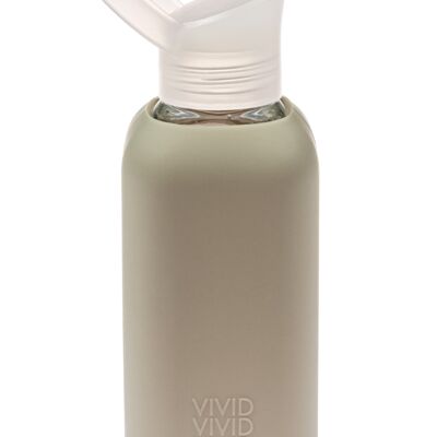 beVIVID gourde verre - bouteille verre 500ml orme