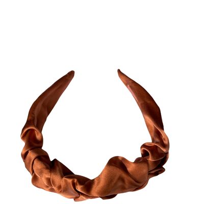 beVIVID Haarreifen Seide Kupfer - Silk Hair Halo Stretch Copper Candy