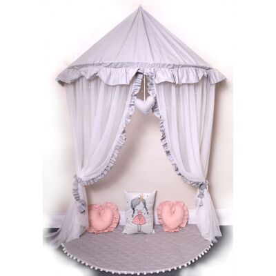 Tienda Canopy-Teepee, gris