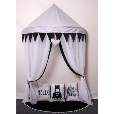 Tienda Canopy-Teepee, negra