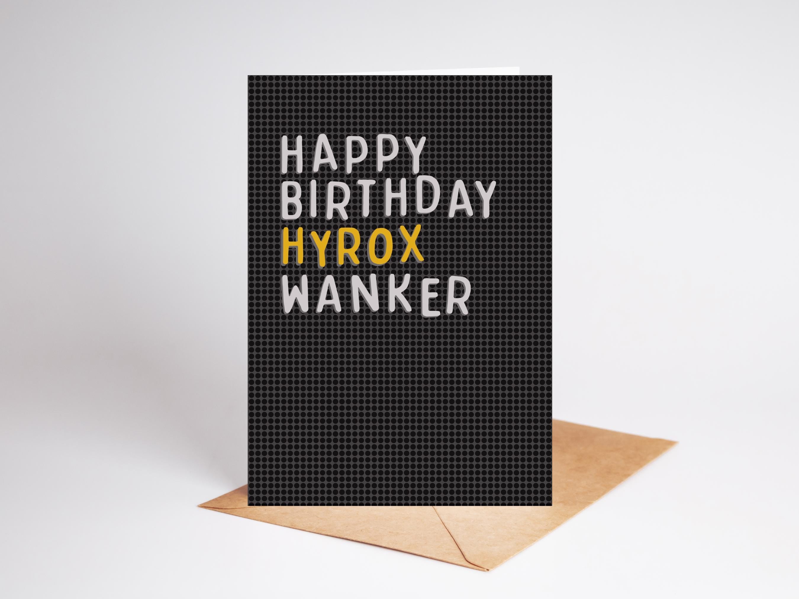 Hyrox Wanker | Birthday Card
