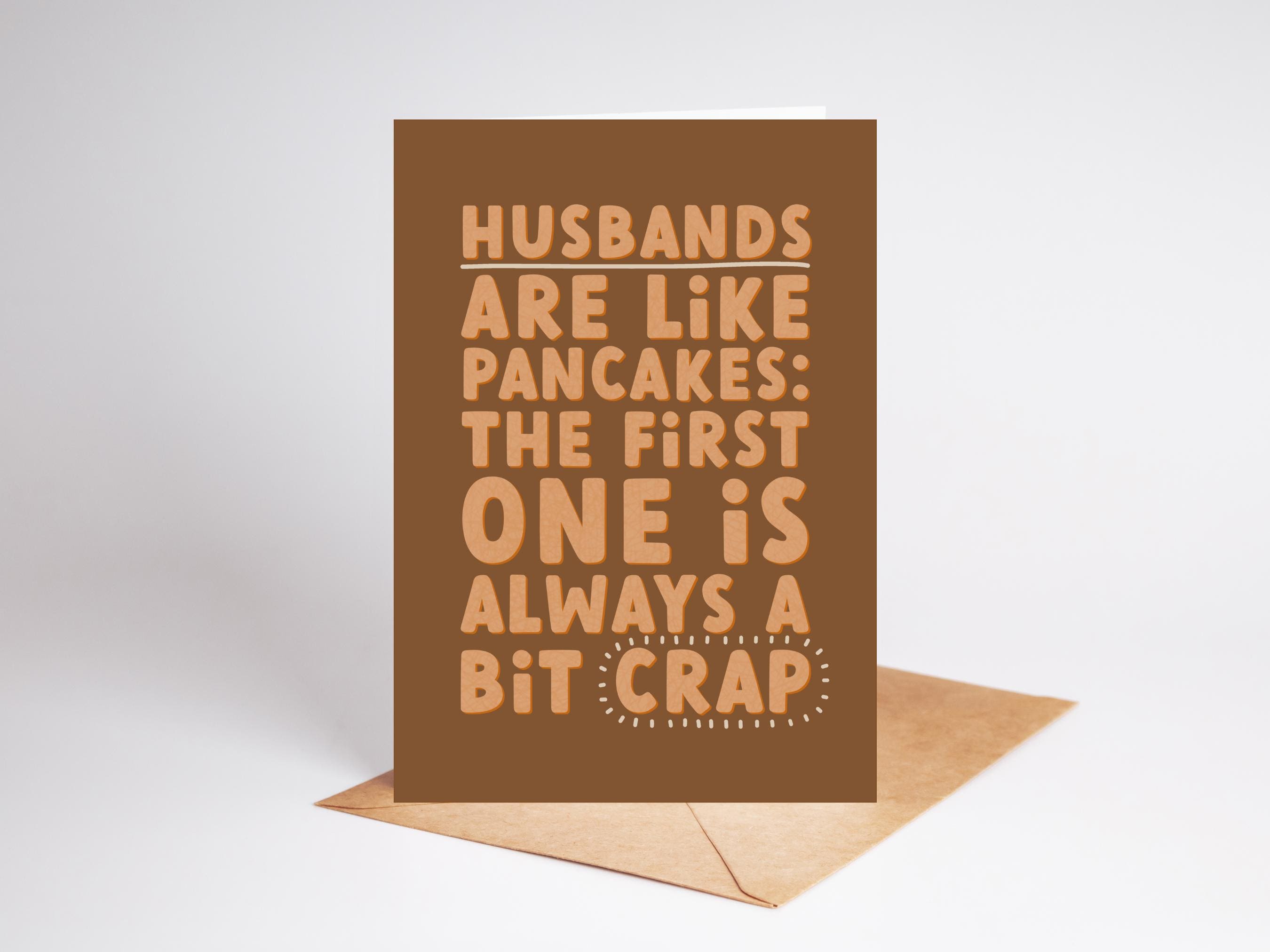 Husbands Are Like Pancakes | Happy Divorce Card
