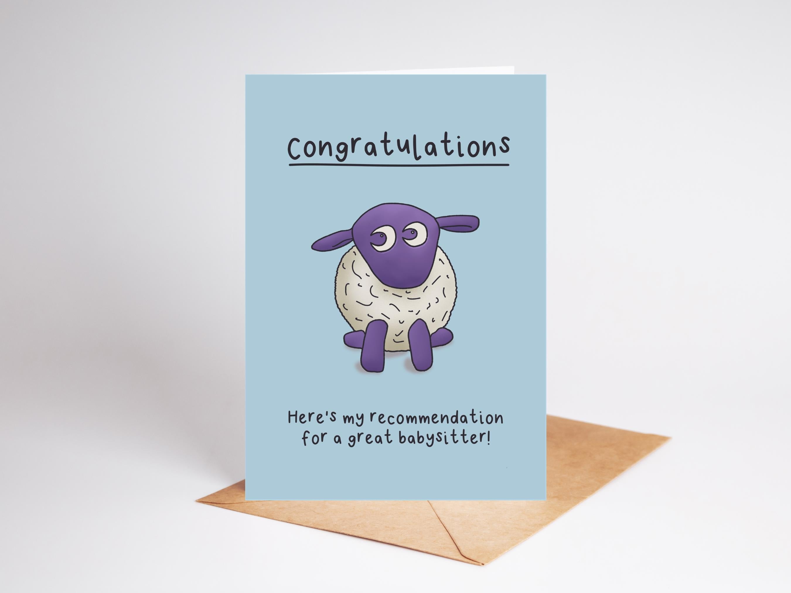 Ewan the Dream Sheep | New Baby Congratulations Card