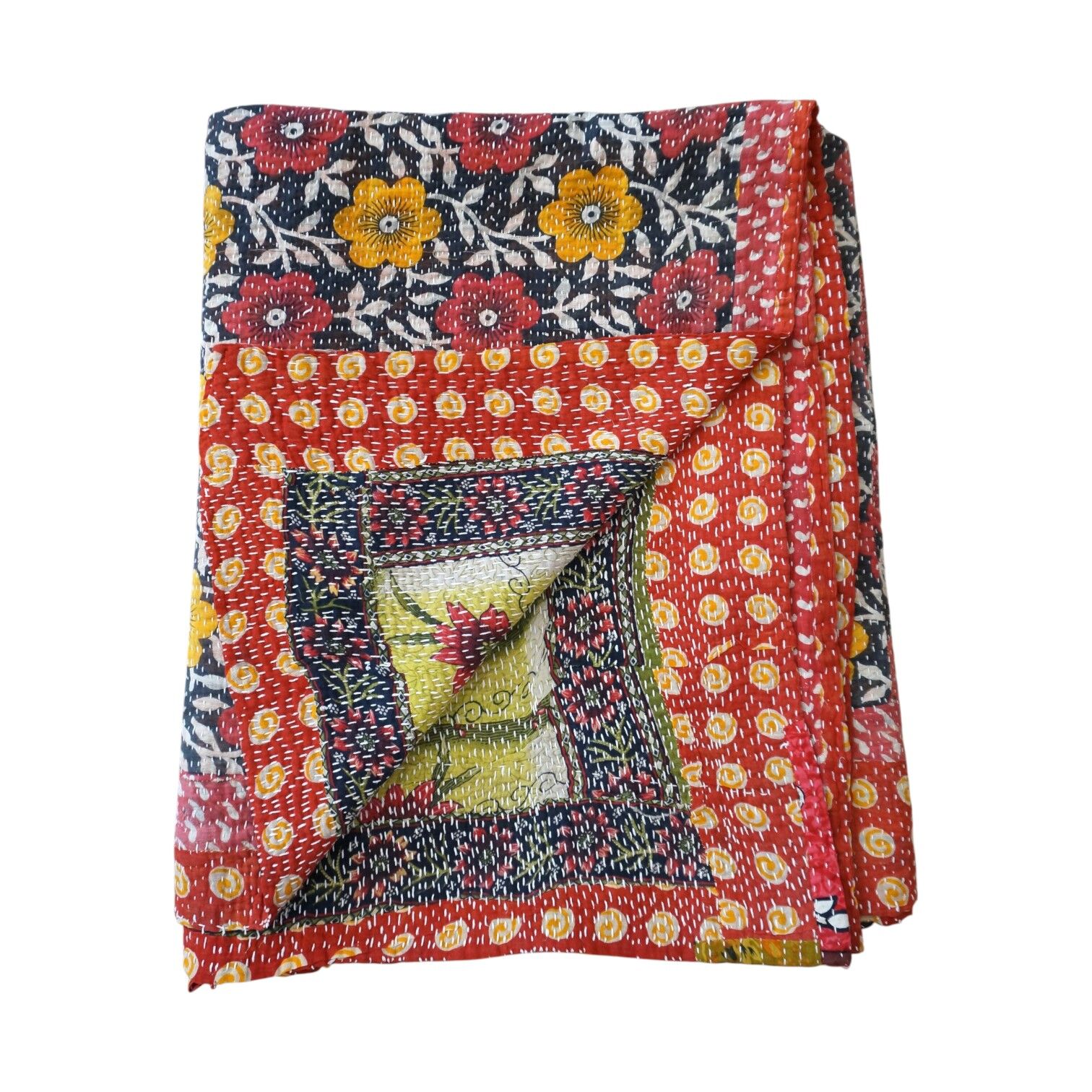 Blanket in kantha N°4