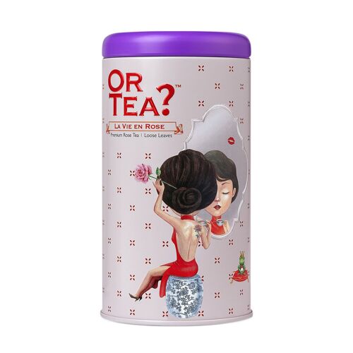 La Vie en Rose - black tea with roses-  Canister (Glossy)-75g