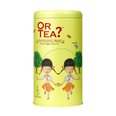 La Pera Juguetona - Té verde orgánico con pera - Lata - 85g