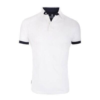 Polo H MC - Surfer - Blanc