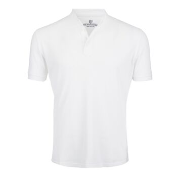 Polo H MC - Beacher - Blanc 1