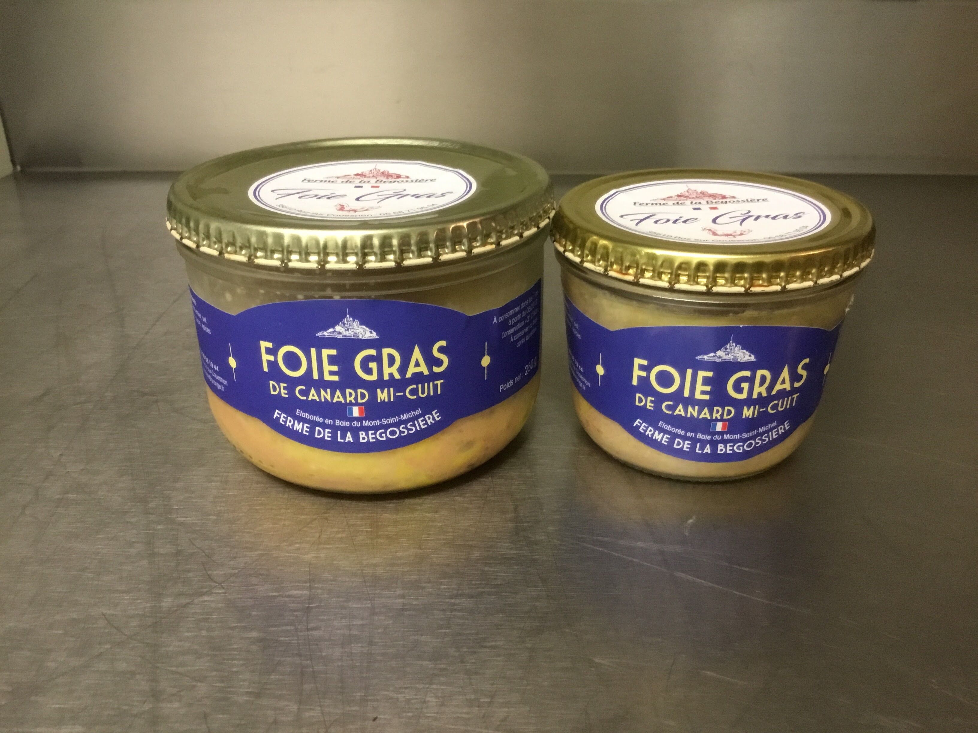 Foie gras de canard entier mi-cuit 250g