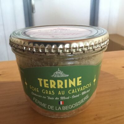 Terrine de foie gras au calvados 160g